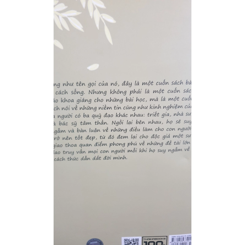Bàn về cách sống - Đối thoại giữa triết gia, bác sỹ và nhà sư (Rất hay) 494985