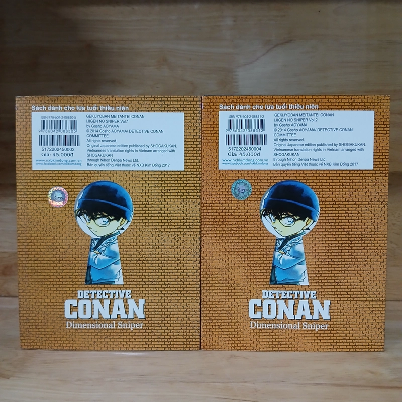 Truyện Tranh Hoạt Hình Màu Thám Tử Conan - Tay Bắn Tỉa Ở Chiều Không Gian Khác (Bộ 2 Tập) 548534