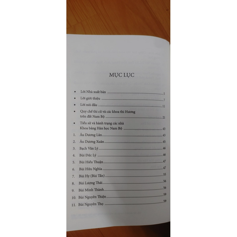 CÁC NHÀ KHOA BẢNG Nam BỘ  531101