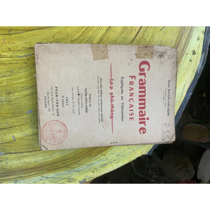 GRAMMAIRE FRANCAISE LỚP PHỔ THÔNG - TRẦN CỬU CHẤN sách trước giải phóng  746713