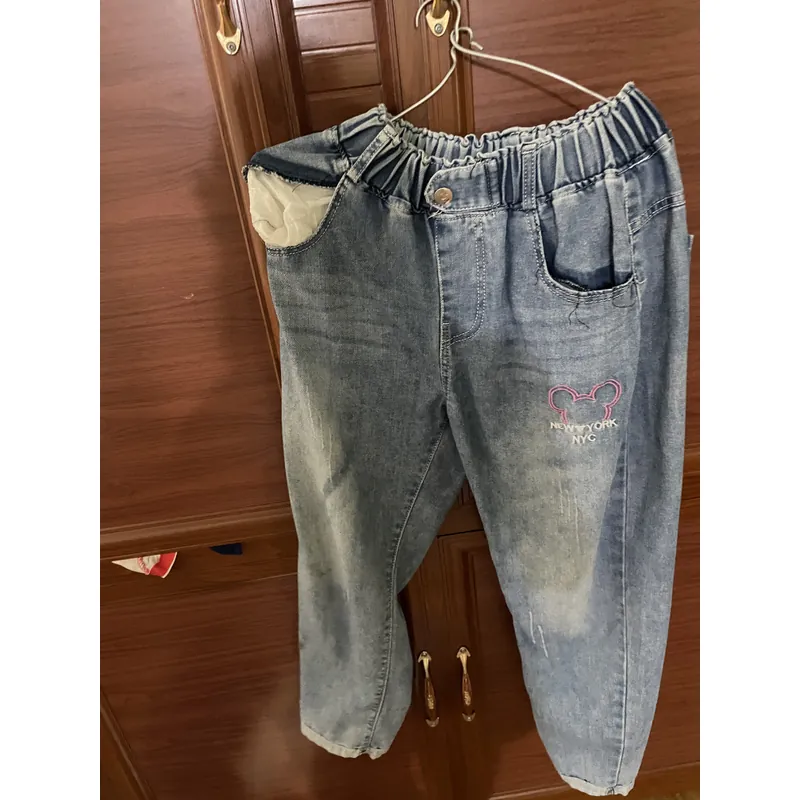 Quần bò nữ phù hợp với trẻ em từ 8 đến 10 tuổi  698107