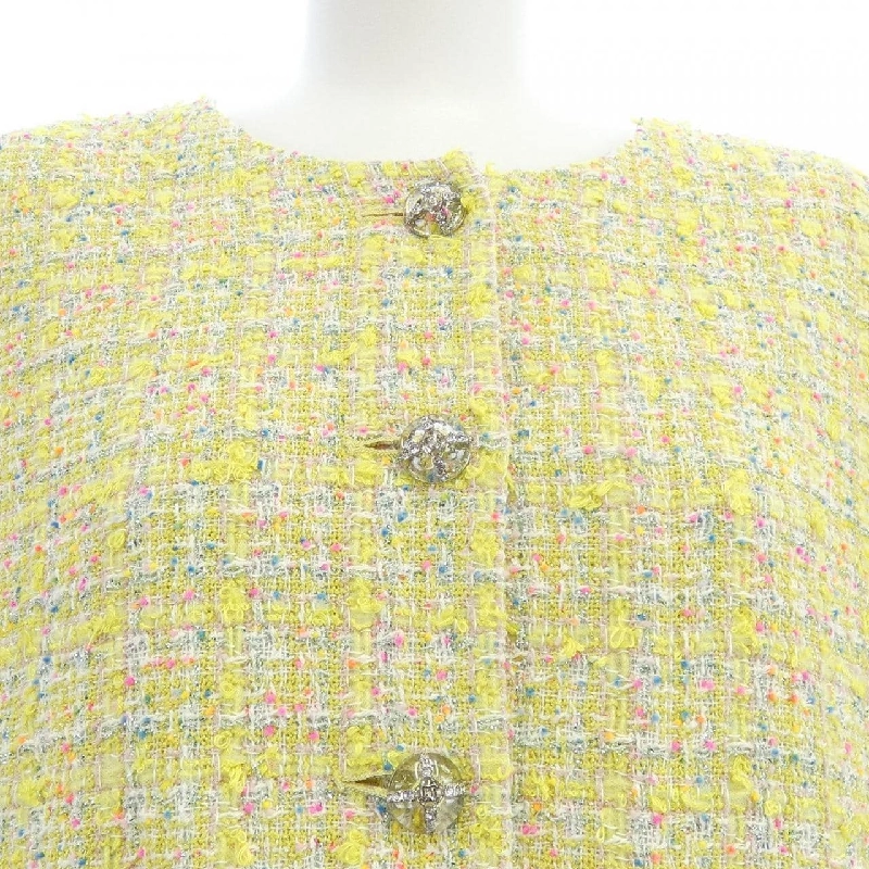 Áo khoác không cổ CHANEL P76339V68243 627202