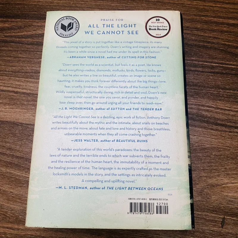 All the night we cannot see- Anthony Doerr 990994