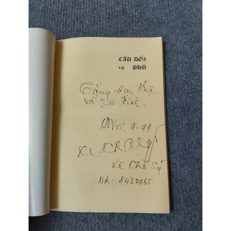 CÂU ĐỐI VÀ PHÚ 717898