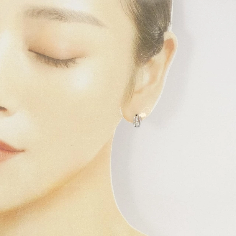 K18WG Bông tai kim cương 0.10CT - Hàng hiệu Chính hãng 873967