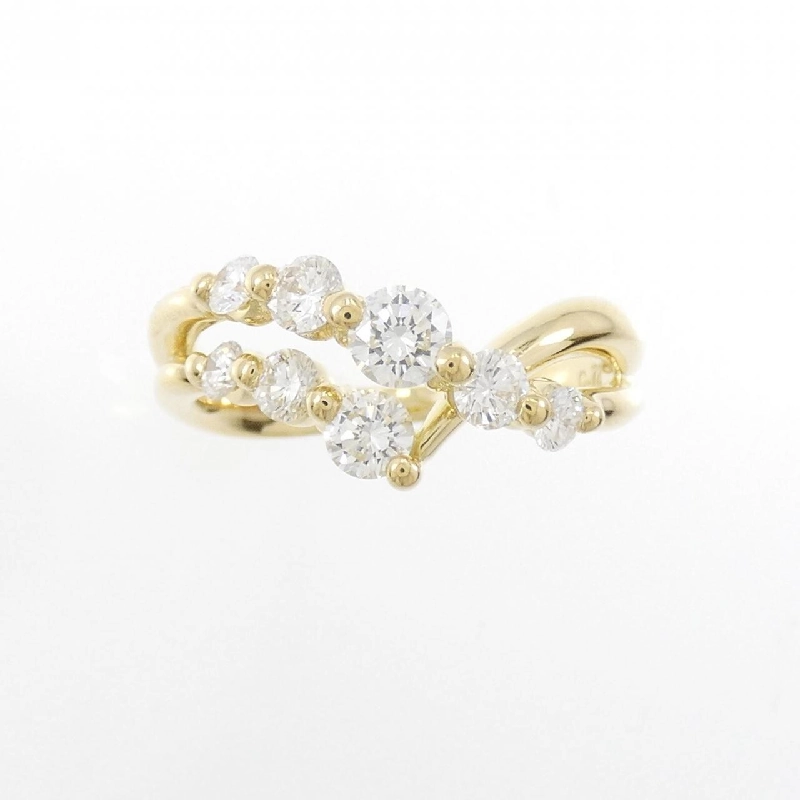 Nhẫn kim cương K18YG 0.72CT 673158