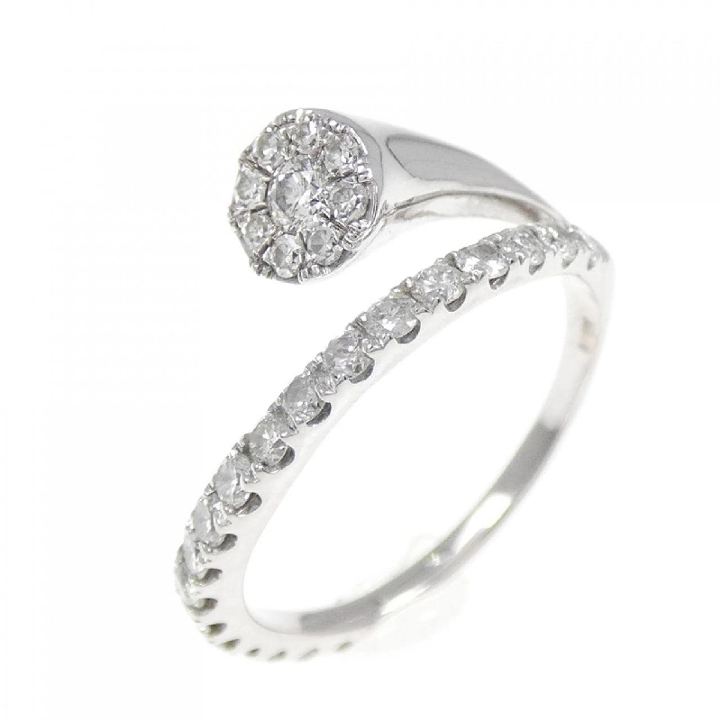 Nhẫn kim cương K18WG 0.50CT 672356