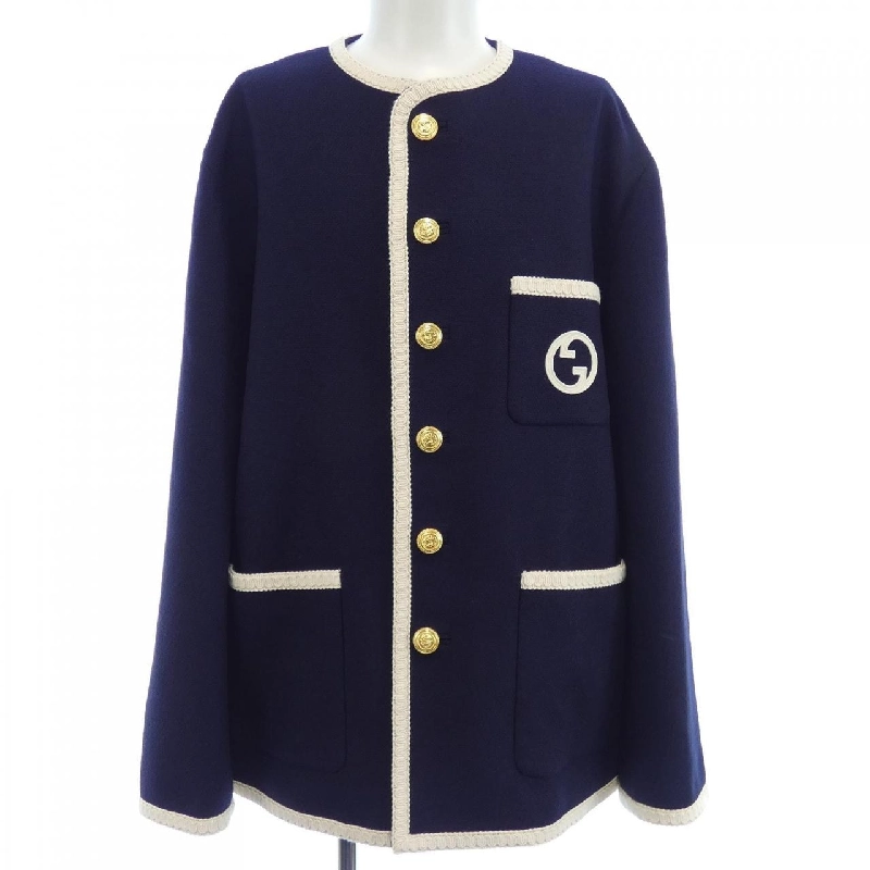 Jacket không cổ GUCCI - Hàng hiệu Authentic 903987