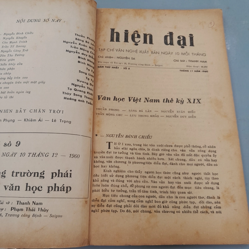 TẠP CHÍ HIỆN ĐẠI THÁNG MƯỜI MỘT-1960 SỐ 8
 473598