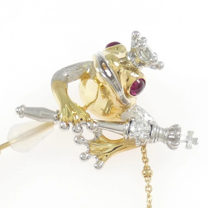 梶光夫 ルビー ブローチ 0.10CT - Hàng hiệu Authentic 844336