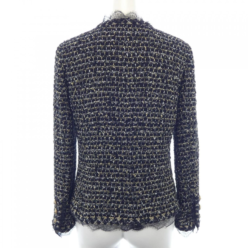 Jacket không cổ CHANEL P37210V26939 632515