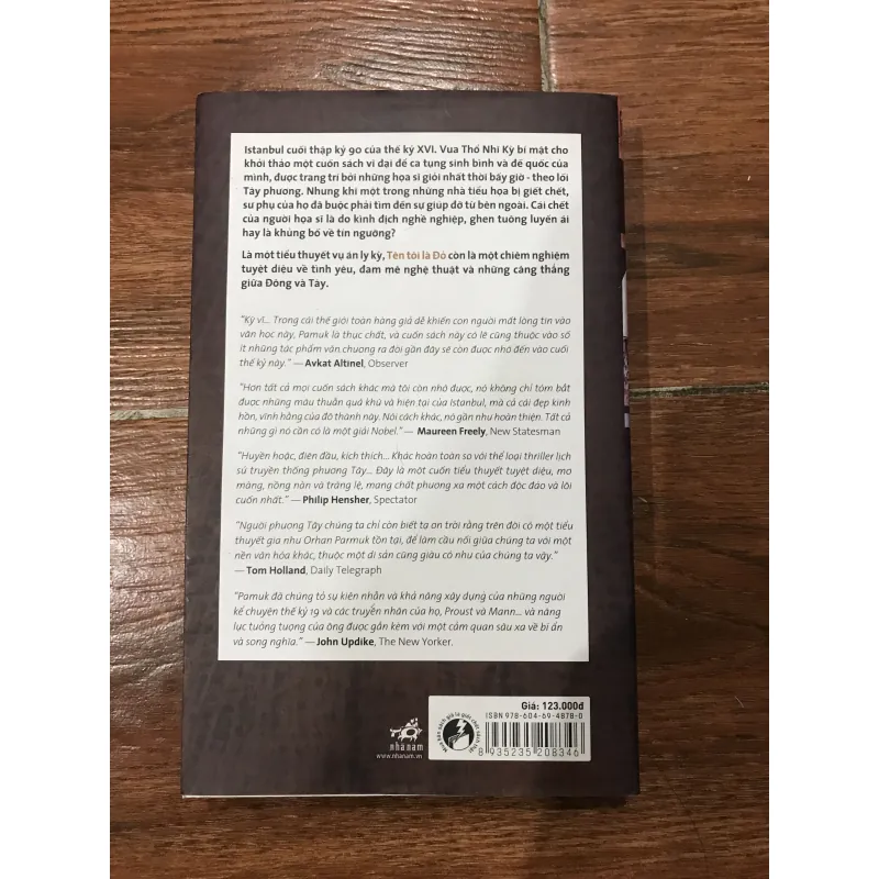 Tên tôi là đỏ - Orhan Pamuk (7) 927918