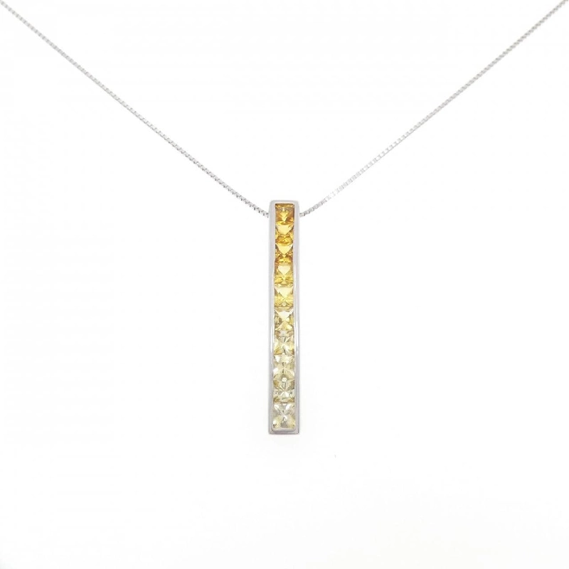 K18WG Sapphire Necklace 2.56CT - Hàng hiệu Chính hãng 862552