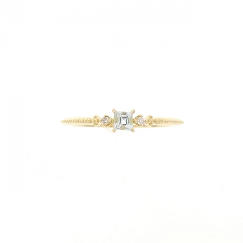 【Sản phẩm mới】Nhẫn aquamarine K18YG 671110