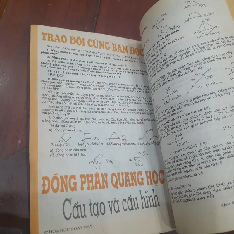 HÓA HỌC NGÀY NAY số 38 tháng 5.1996 603529