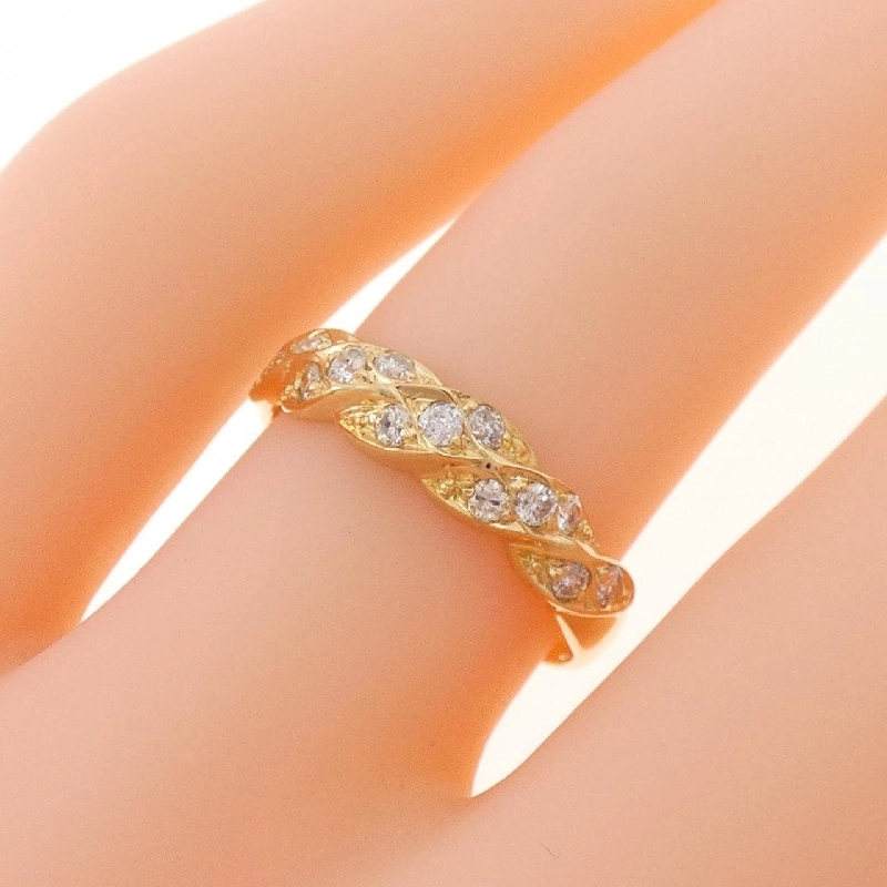 Nhẫn kim cương K18YG 0.20CT 671711