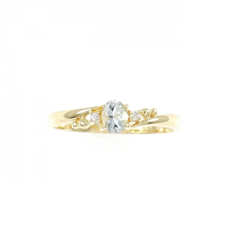 Nhẫn Aquamarine K18YG - Hàng hiệu Authentic 850866