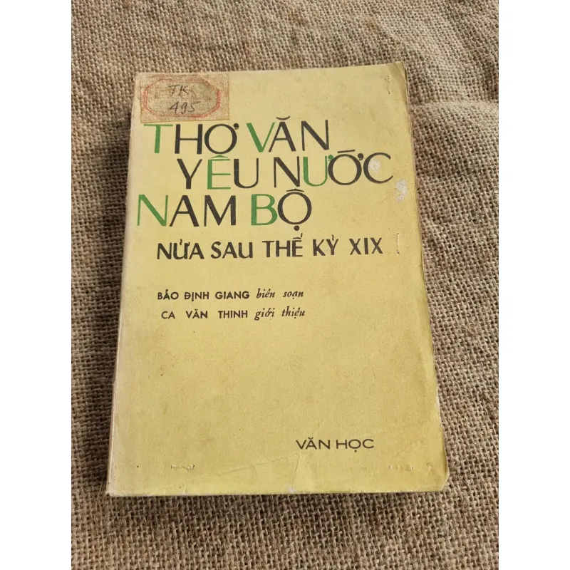 Thơ văn yêu nước Nam bộ - hơn 300 trang  760181