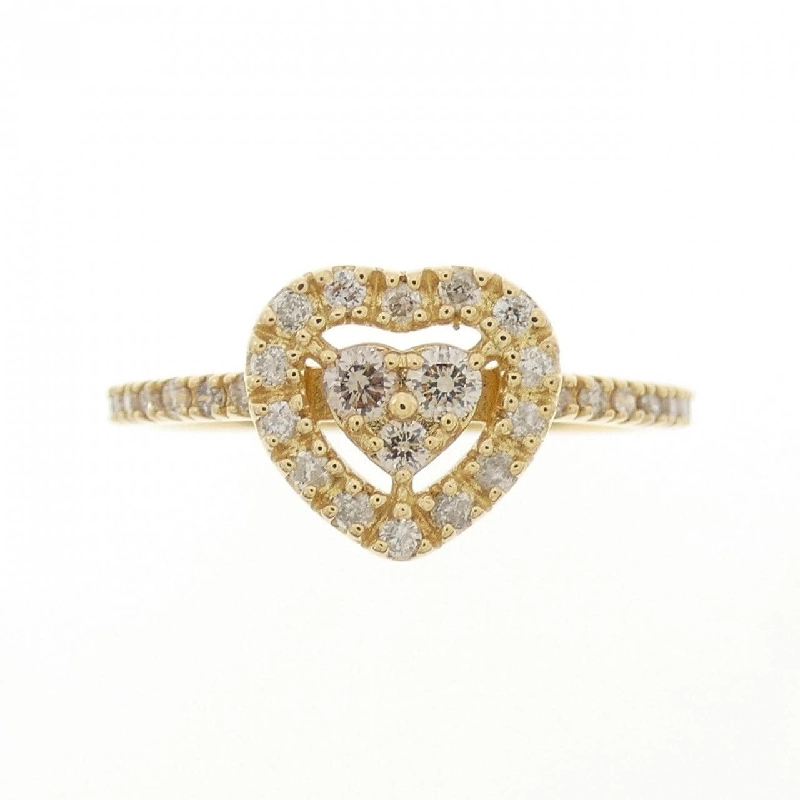 Nhẫn kim cương hình trái tim K18YG 0.30CT 668764
