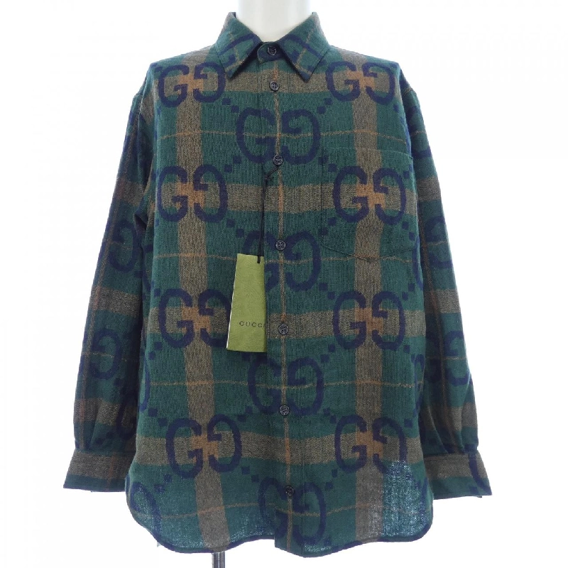 Gucci GUCCI GG Pattern 711543 ZAKZJ Áo sơ mi - Hàng hiệu Chính hãng 900770