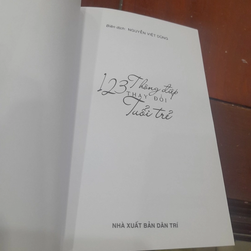 123 Thông điệp THAY ĐỔI Tuổi trẻ 186868