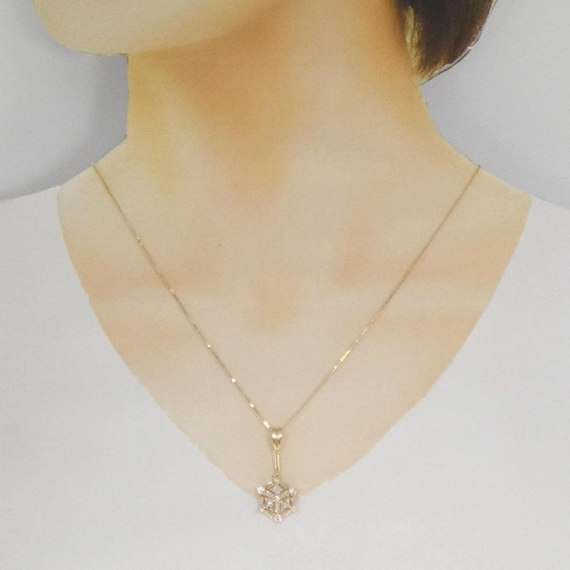 K18YG Dây chuyền kim cương 1.16CT - Hàng hiệu Chính hãng 858757