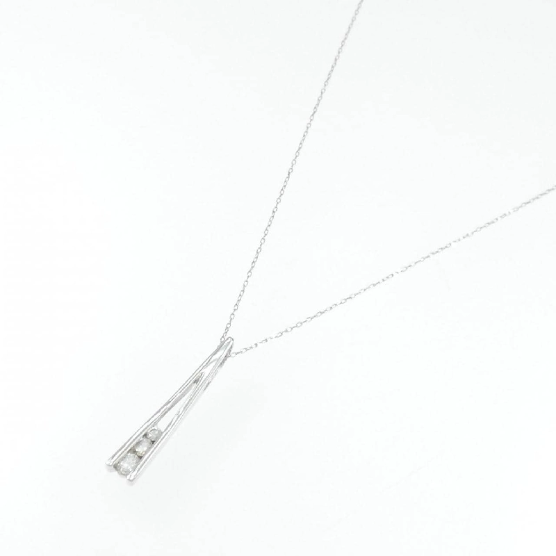 K18WG Dây chuyền kim cương 0.17CT - Hàng hiệu Chính hãng 860468