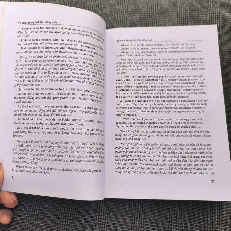 Từ điển những bài viết tiếng Anh trình độ nâng cao và đại học 564687