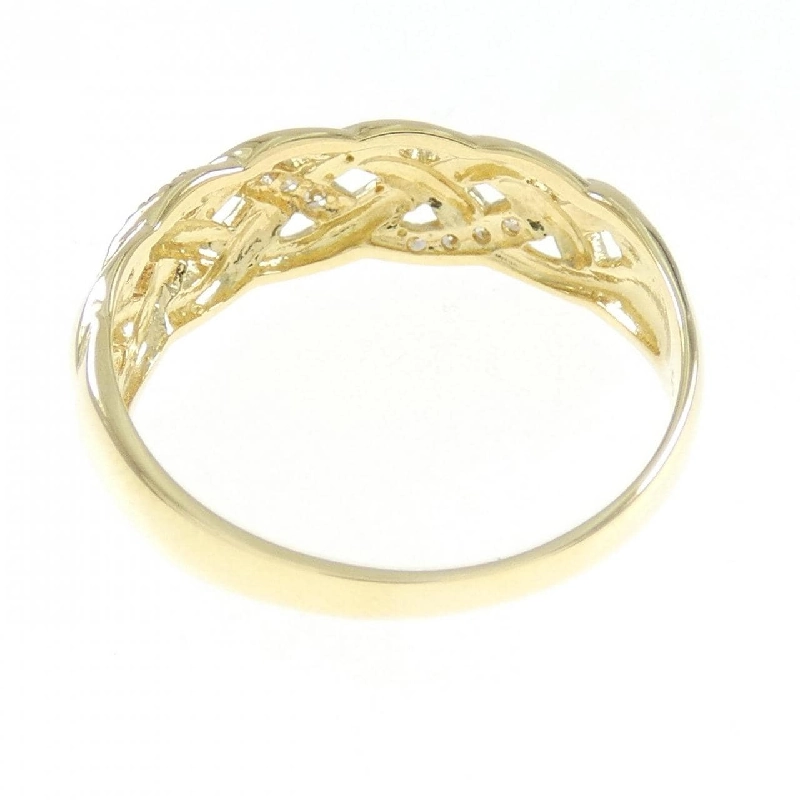 Nhẫn kim cương K18YG 0.05CT 672113