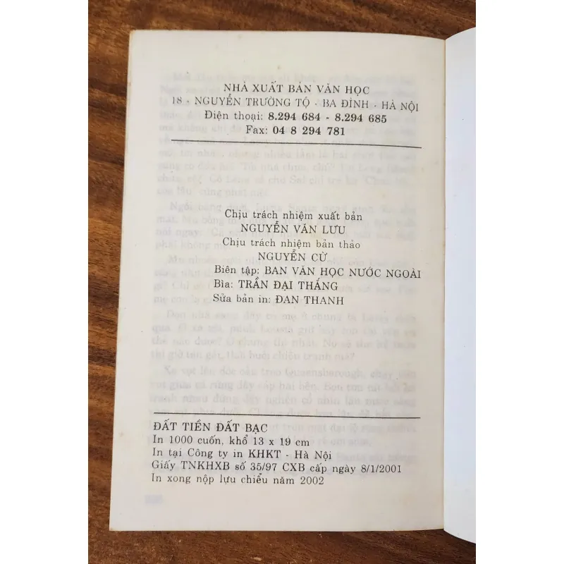 Tiểu thuyết ĐẤT TIỀN ĐẤT BẠC - Mario Puzo (dịch giả: Ngọc Thứ Lang) 751652