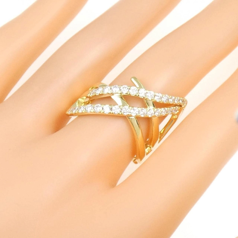 Nhẫn kim cương K18YG 0.83CT - Hàng hiệu Authentic 848630