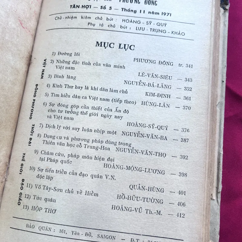 Nguyệt san Phương Đông - Hoàng Sỹ Quý 776924