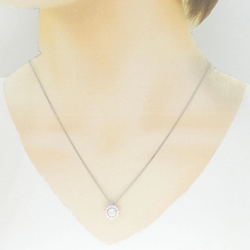 Dây chuyền kim cương PT900/PT850 0.525CT F SI1 VG - Hàng hiệu Chính hãng 875768