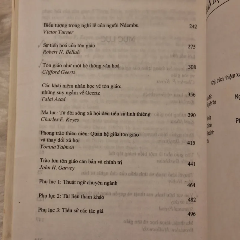 Những vấn đề Nhân học Tôn giáo 782803