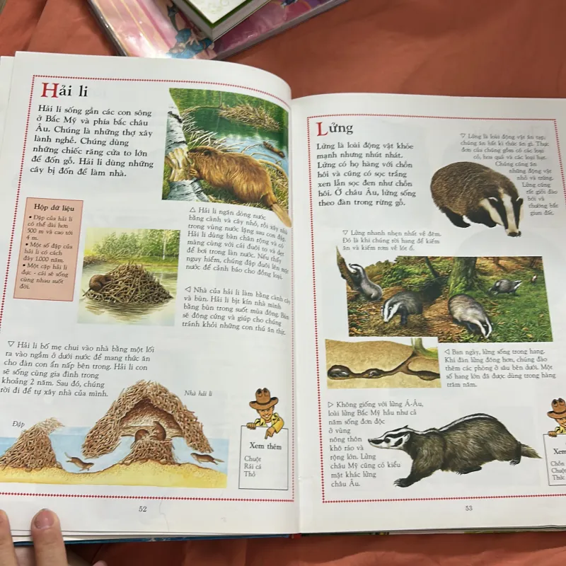 Bách khoa động vật cho trẻ em- khổ A3 to in màu 1029770