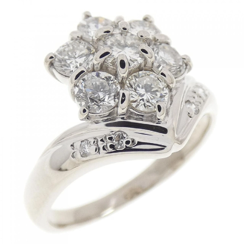 Nhẫn kim cương hoa PT900 1.00CT 670024