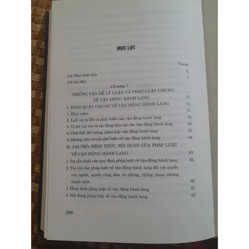 PHÁP LUẬT VỀ VẬN ĐỘNG HÀNH LANG... 736023