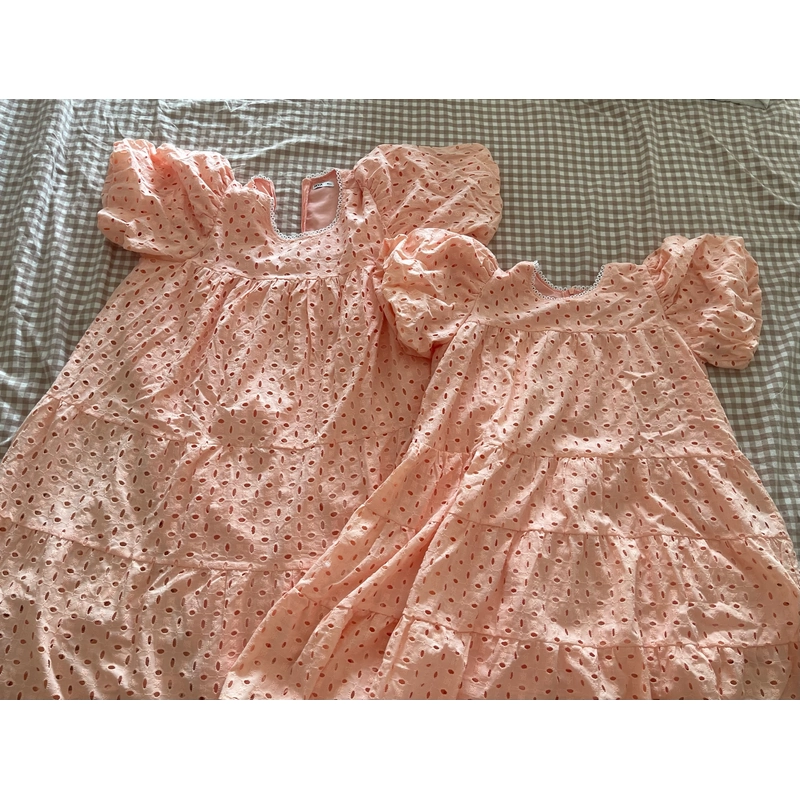 Đầm đôi mẹ bé 473214