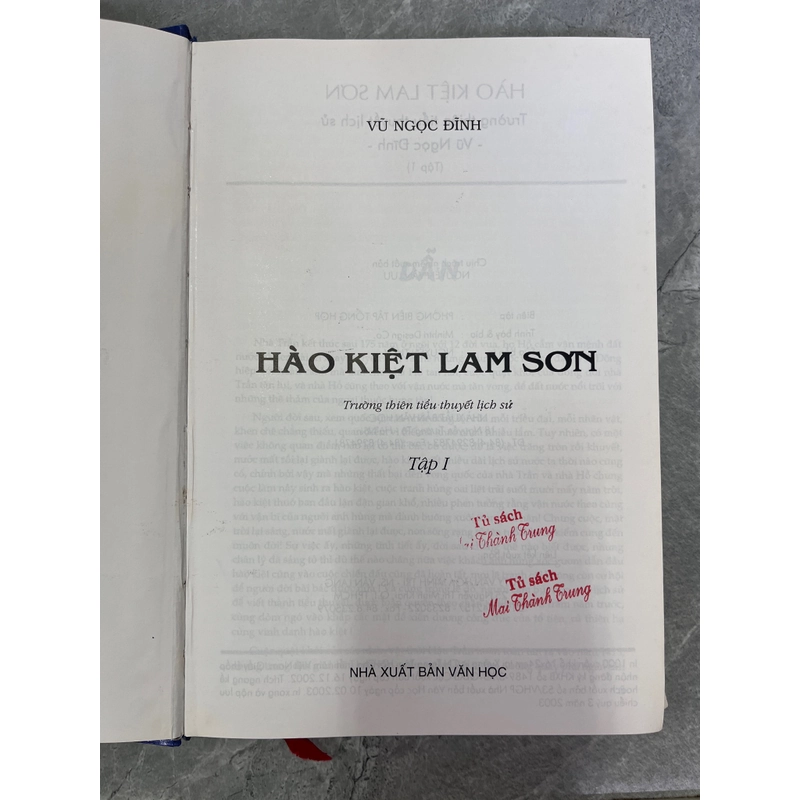 HÀO KIỆT LAM SƠN - TRƯỜNG THIÊN TIỂU THUYẾT LỊCH SỬ ( 2 cuốn ) 387542