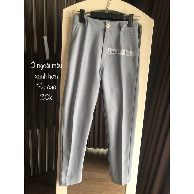 Quần tây dáng baggy lưng cao size S 493285