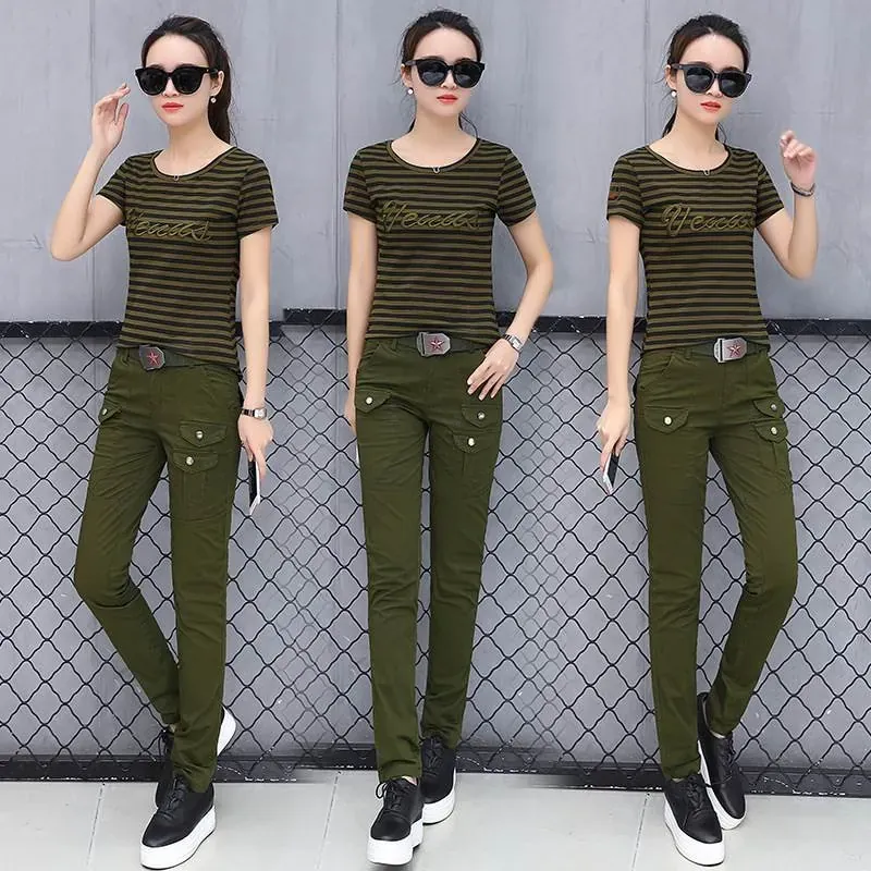 Sét bộ đồ lính kaki nữ có bigsize 754865