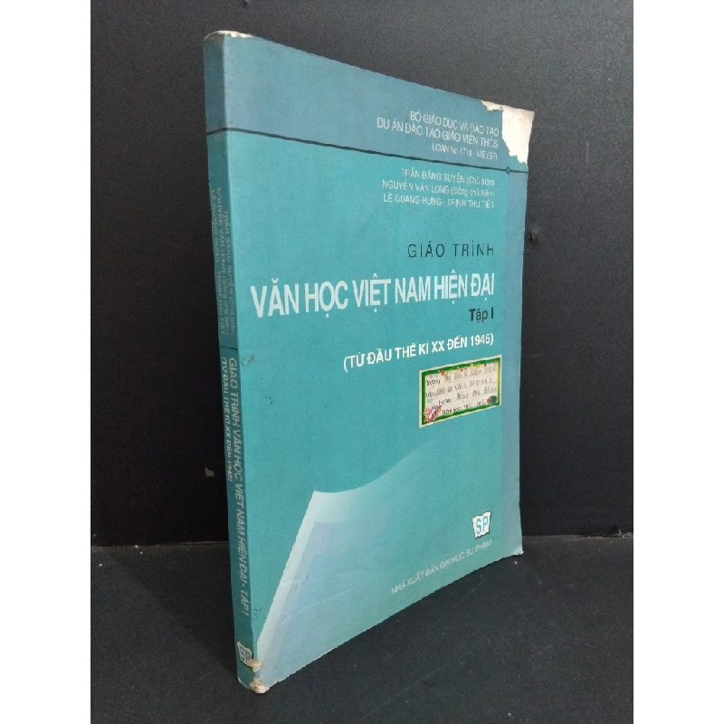 Giáo trình văn học Việt Nam hiện đại mới 80% rách bìa ố 2010 HCM0612 Trần Đăng Suyền VĂN HỌC Oreka-Blogmeo 368106