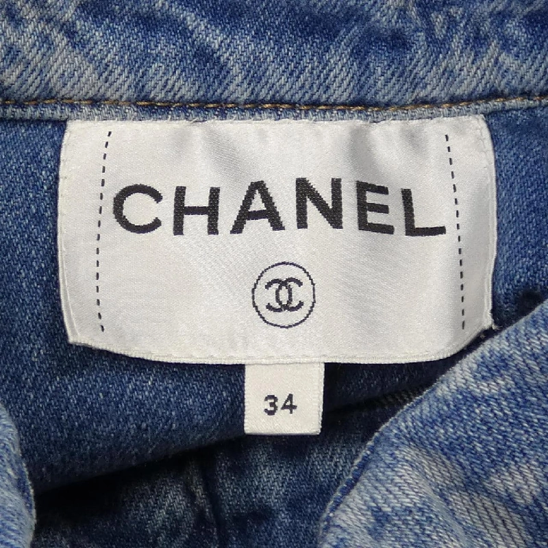 【Mã giảm giá】Áo khoác denim CHANEL 644184