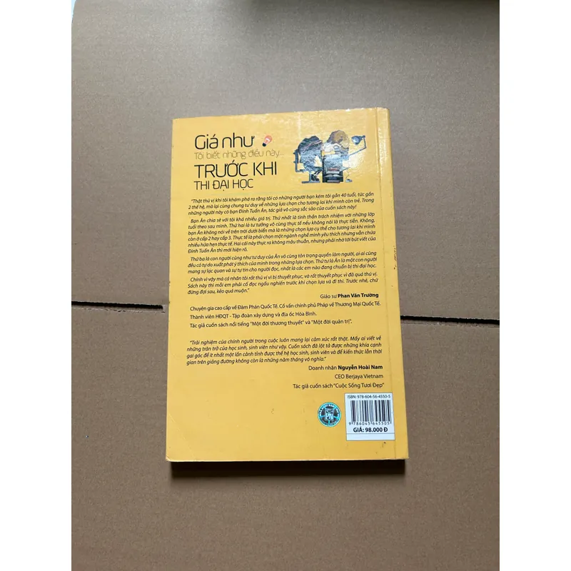Giá như tôi biết những điều này trước khi thi đại học - Đinh Tuấn Ân 740466