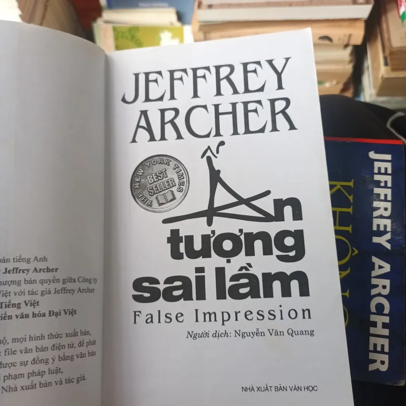Ấn Tượng Sai Lầm- Jeffrey Archer 788101