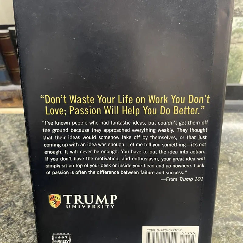 Trump 101 Donald J. Trump hard cover 735765