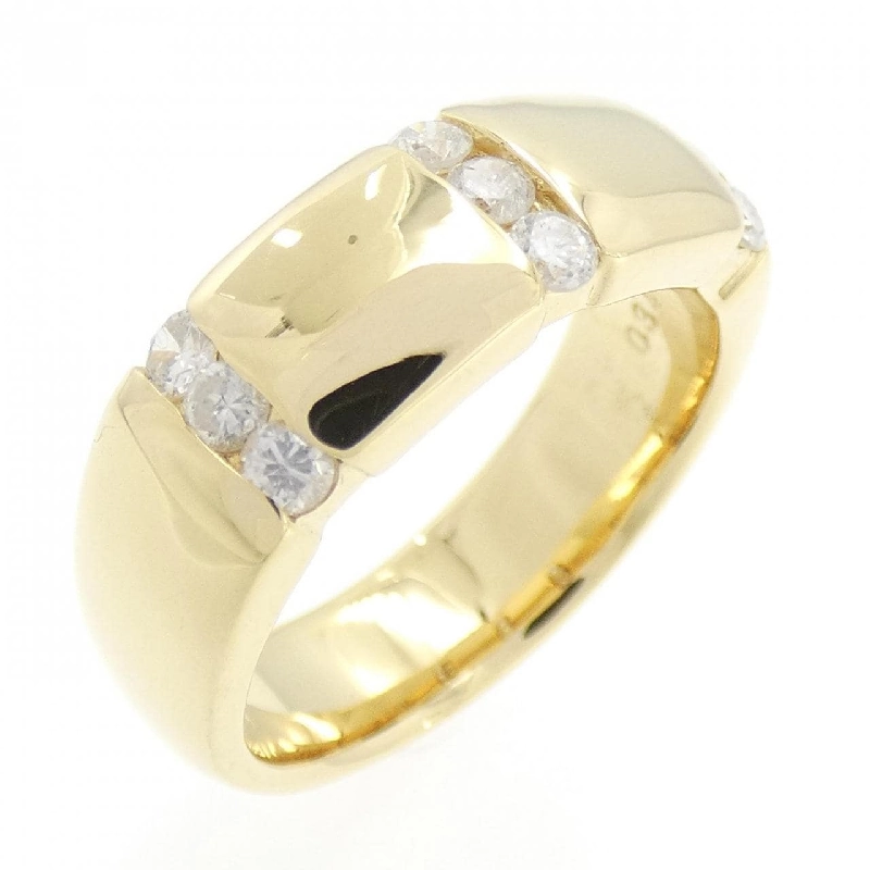 Nhẫn kim cương K18YG 0.34CT 671627