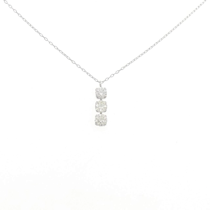 Dây chuyền kim cương ba viên PT850 0.50CT - Hàng hiệu Authentic 856171