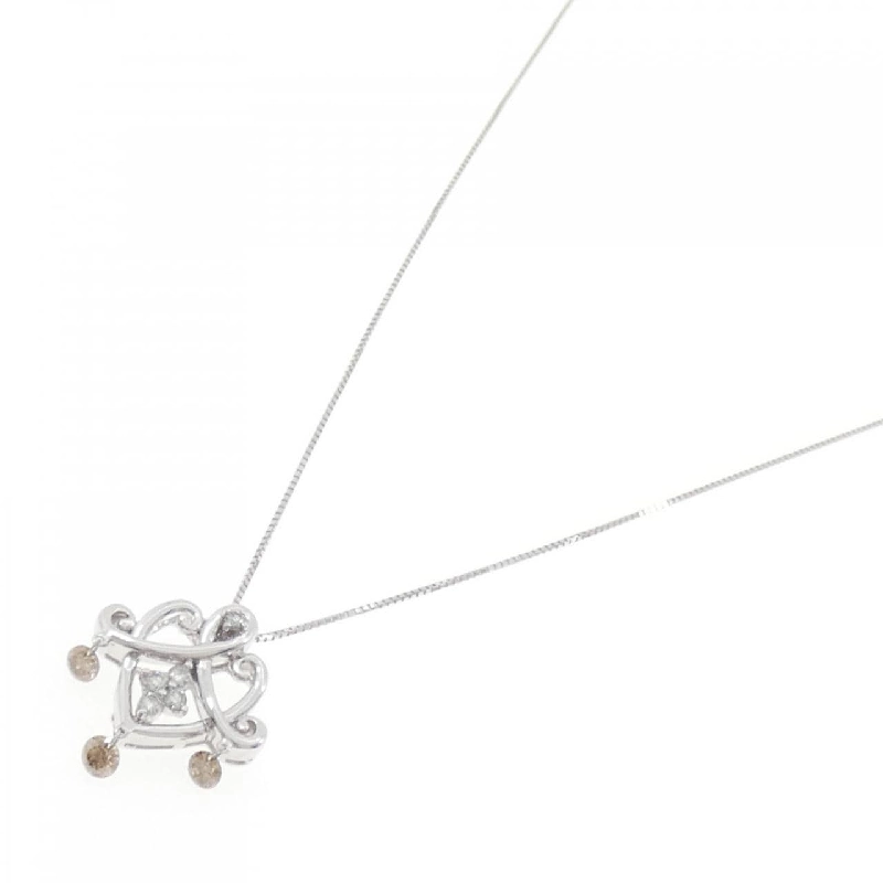 Dây chuyền kim cương K18WG 0.32CT - Hàng hiệu Chính hãng 859761