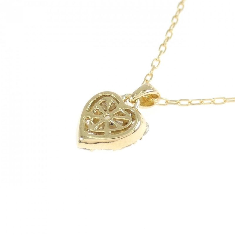 K18YG Dây chuyền kim cương hình trái tim 0.50CT - Hàng hiệu chính hãng 858676